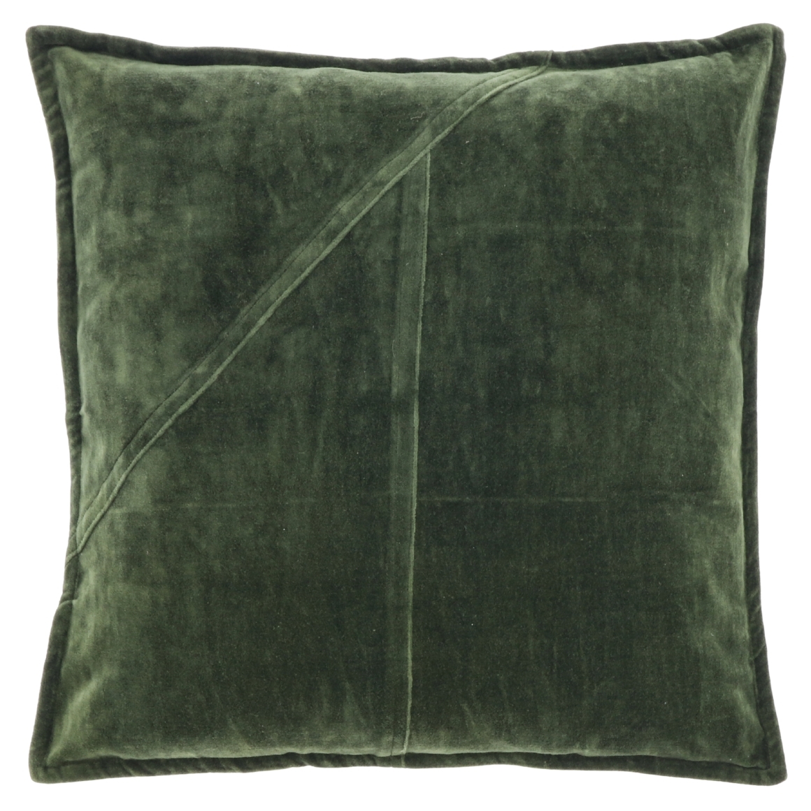 Perna decorativa catifea WIES 45x45 cm verde