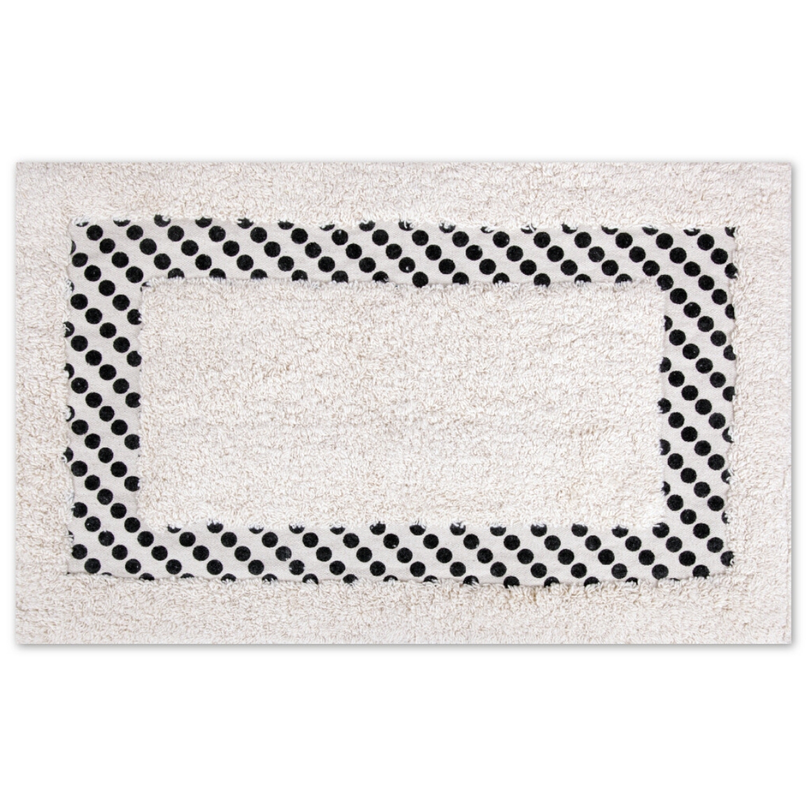 Covoras de baie din bumbac POLKA DOTS 50x80 cm