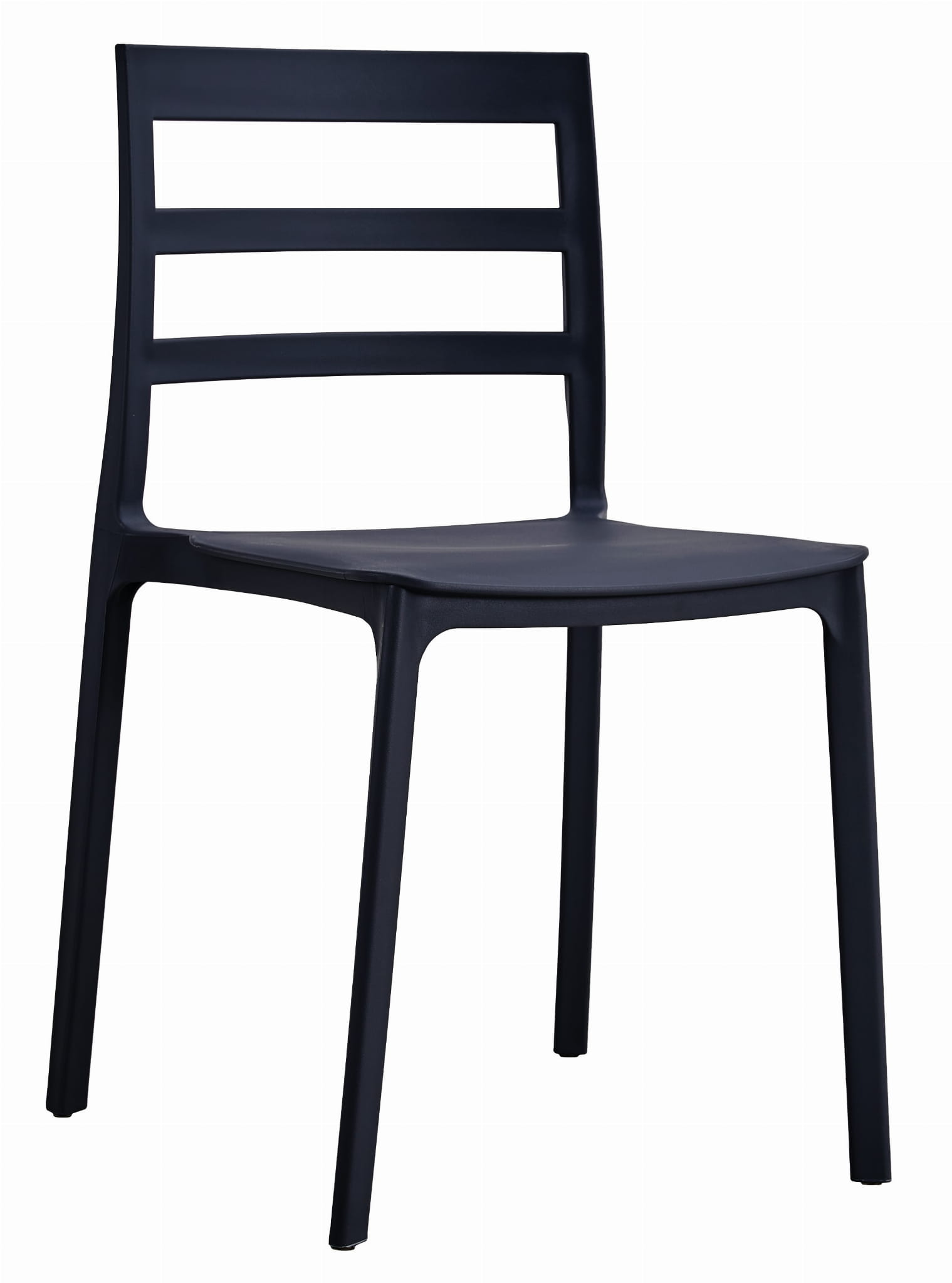 Scaun din plastic negru ELBA