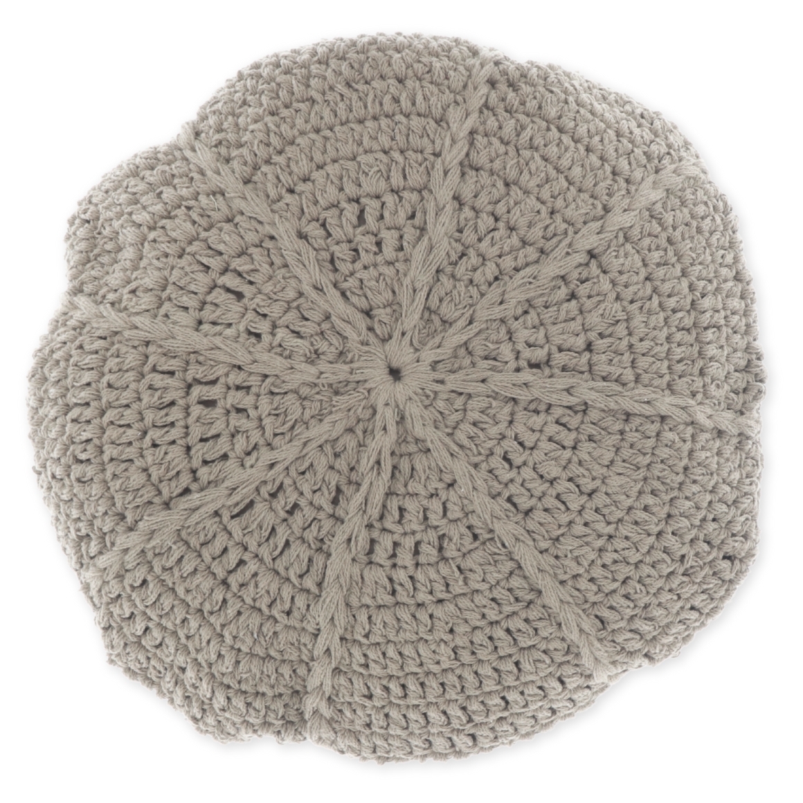 Perna decorativa rotunda DORA 45 cm gri