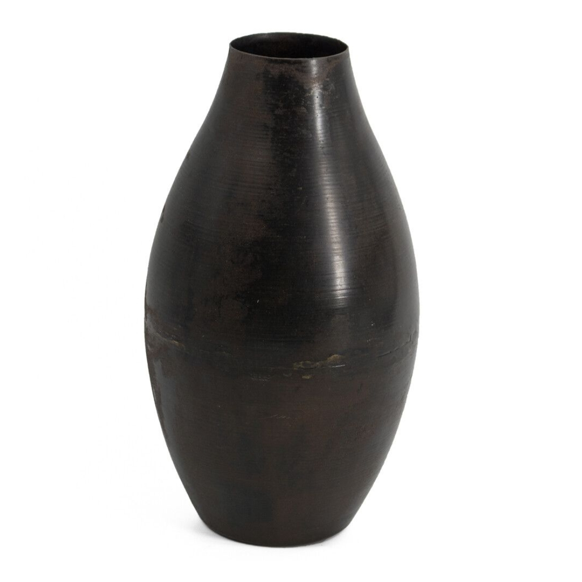 Vaza metal negru-maro KOLONY 25 cm