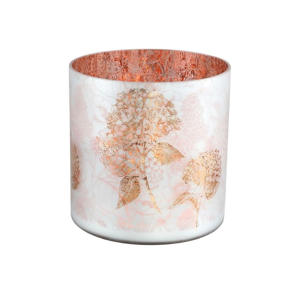 Sfesnic din sticla roz ALISSA