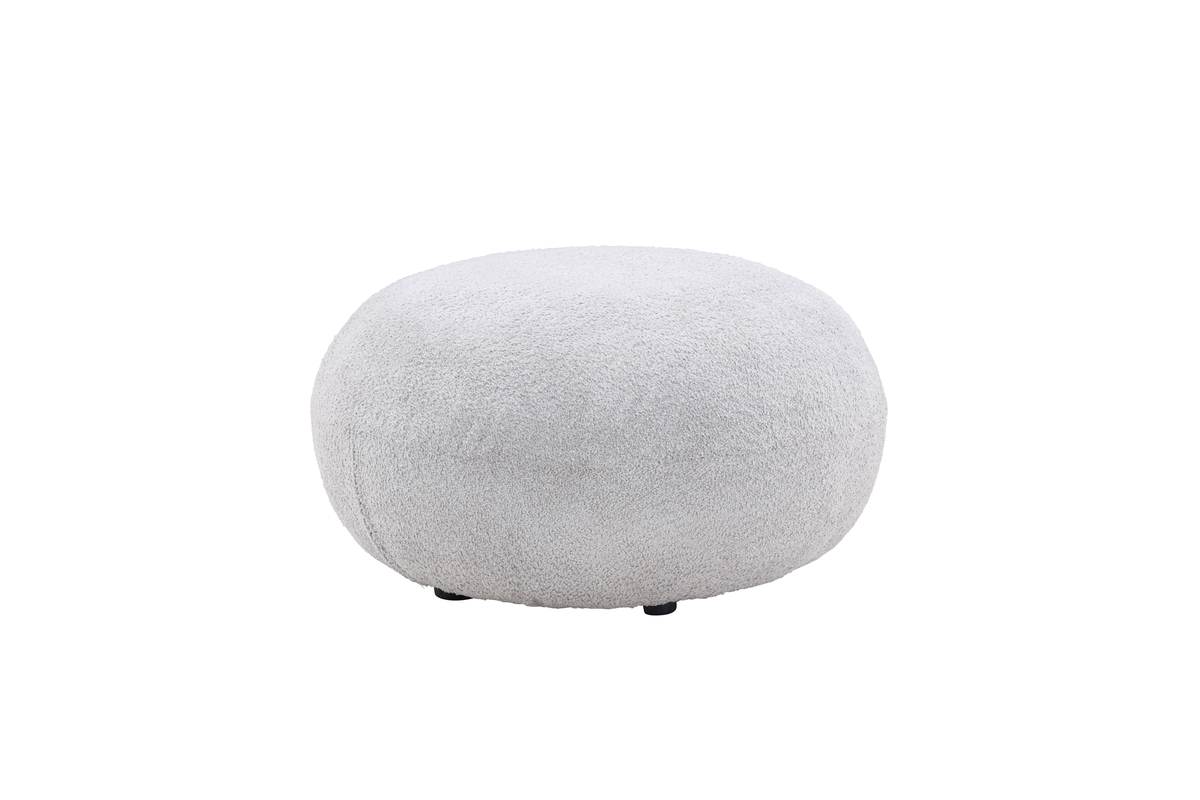 Taburet BOLOGNA diametru 74 cm, gri deschis