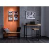 20445 5 barovy stolek s deskou v dekoru dub metro 110x60x100