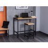 20445 4 barovy stolek s deskou v dekoru dub metro 110x60x100