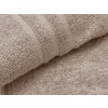 Prosop de corp Confort bej, margini bordurate fin, 70 x 140 cm, 100% bumbac