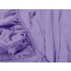 Cearsaf din material Jersey EXCLUSIVE cu elastic violet deschis 160x200-cm