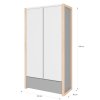 Pinette wardrobe dimensions