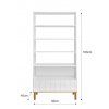 Toteme botanic bookcase wymiary 01
