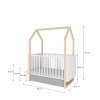 Pinette cot bed 40 dimensions
