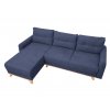 Tmavě modrá rohová sedací souprava ORANGE (Varianta Colt stanga)