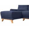 Tmavě modrá rohová sedací souprava ORANGE (Varianta Colt stanga)