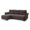 Hnědá rohová sedací souprava SORRENTO (Varianta Colt stanga)