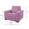 smart kreslo rozmer lila