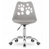 3742 PRINT krzeslo obrotowe szare przod