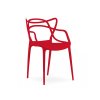 Scaun din plastic rosu KATO