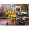 Scaun din plastic galben KATO