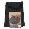 Covor rotund din iuta MAYA 100 cm, negru
