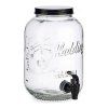 glass jug with tap 3800ml