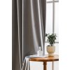 Luxusní zatemňovací závěsy VELVET světle šedé 140x250 cm (2 ks), kovové kroužky