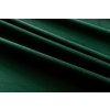 Elegantní tmavě zelené zatemňovací závěsy VELVET 140x250 cm (2 ks), kovové kroužky