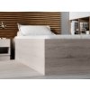 Postel BELLA 90 x 200 cm, dub lanýž s minimalistickým designem