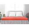 Elastické červené prostěradlo ALVORA jersey 180 x 200 cm