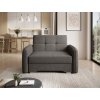 Stylové tmavě šedé křeslo LAINE s funkcí rozkládání na lůžko
