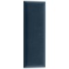Čalouněný nástěnný panel QUADRATTA 20 x 50 cm, modrý – stylový doplněk interiéru.