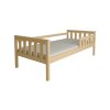 Dětská postel MONTY 90 x 200 cm borovice s přírodním designem