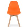 Elegantní židle KITO oranžová barva do moderní kuchyně