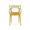 Scaun din plastic KATO mustar
