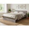 Designová postel ELISA 140 x 200 cm dub lanýž v přírodním stylu