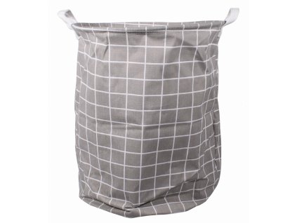 Sivi koš za igrače in perilo CUBE