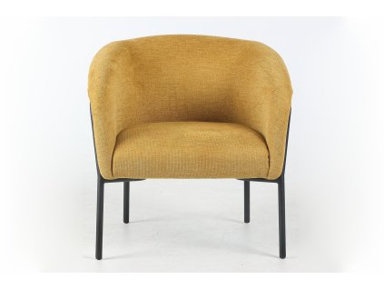 Oranžen sprostitveni stol CLOVER