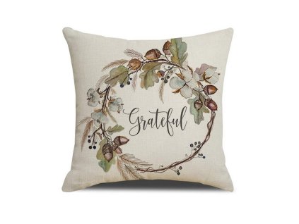 Dekorativna prevleka za vzglavnik GRATEFUL 45x45 cm, bež