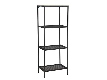 Kovový regál LEX B 50x36x136 cm černý – moderní a praktický úložný prostor