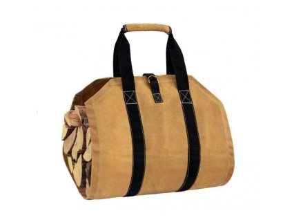 Taška na palivové dřevo WOODGRIP, béžová – praktická a odolná