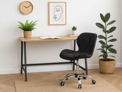 Pracovní set TAYLOR SONOMA + AVOLA VELVET černé křeslo do moderní kanceláře