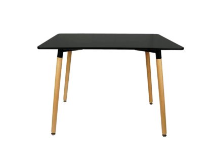 83693 akce cerny jidelni stul bergen 120x80 cm ii jakost