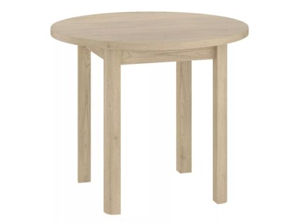 Kulatý jídelní stůl ADAM 80x80 cm v dekoru dub Cremona