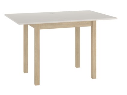 Rozkládací jídelní stůl FLIP 80–160x80 cm kašmír/dub Cremona