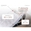 Udobna pena vzmetnica DELUXE 80 x 200 cm, višina 10 cm za vsak dan
