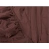 Elegantní tmavě hnědé prostěradlo EXCLUSIVE 180 x 200 cm do ložnice