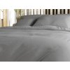 Minimalistické šedé povlečení Lux s bavlněným komfortem a knoflíky