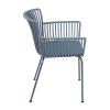 krzeslo dakota ogrodowe azurowe na balkon taras do kawiarni popiel szare (1)