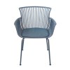 krzeslo ogrodowe azurowe dakota na balkon taras do kawiarni popiel szare (1)