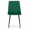 3661 krzeslo AMPLE ciemna zielen aksamit przod