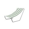 Skládací plážové lehátko SAND, světle zelené pruhy pro pohodlný odpočinek