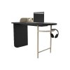 Črna pisalna miza ELANO